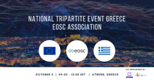 1st EOSC Tripartite event | Greece, 6 October 2022