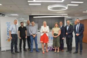 GRNET and Minister of Digital Strategy and Development of the German State of Hessen, Dr. Kristina Sinemus meeting for Digital Transformation in Athens, 26/9/2022