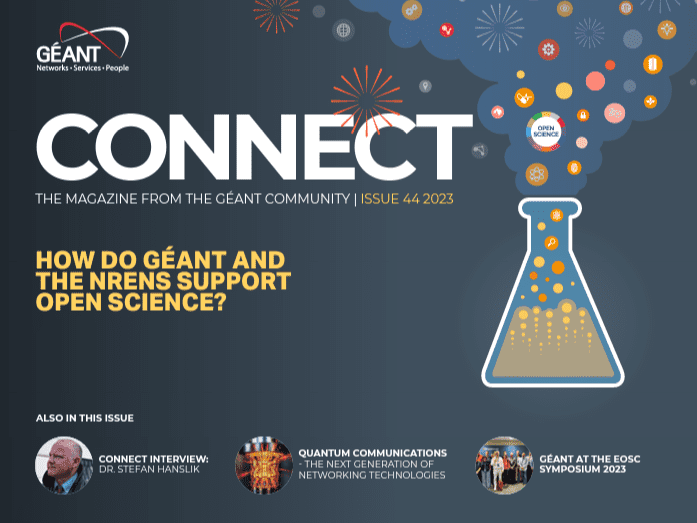 GÉANT's CONNECT44 Magazine: Quantum Communications, Cybersecurity and Keeping the Network secure along the quantum path. 