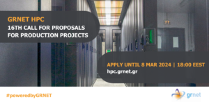 16th “Call for Proposals for Production Projects” for access to HPC ARIS
