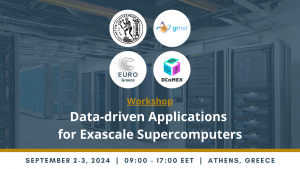 "Data-driven Applications for Exascale Supercomputers" Workshop, on September 2-3, 2024