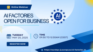 AI Factories: Open for Business | Webinar, on May 20th, 2025