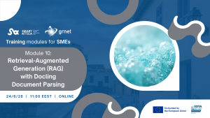 10ο Training Module του Ευρωπαϊκού Κόμβου Ψηφιακής Καινοτομίας Smart Attica για Μικρομεσαίες επιχειρήσεις “Retrieval-Augmented Generation (RAG) with Docling Document Parsing”, στις 24 Ιουνίου 2026