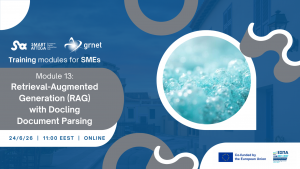13ο Training Module του Ευρωπαϊκού Κόμβου Ψηφιακής Καινοτομίας Smart Attica για Μικρομεσαίες επιχειρήσεις “Retrieval-Augmented Generation (RAG) with Docling Document Parsing”, στις 24 Ιουνίου 2026